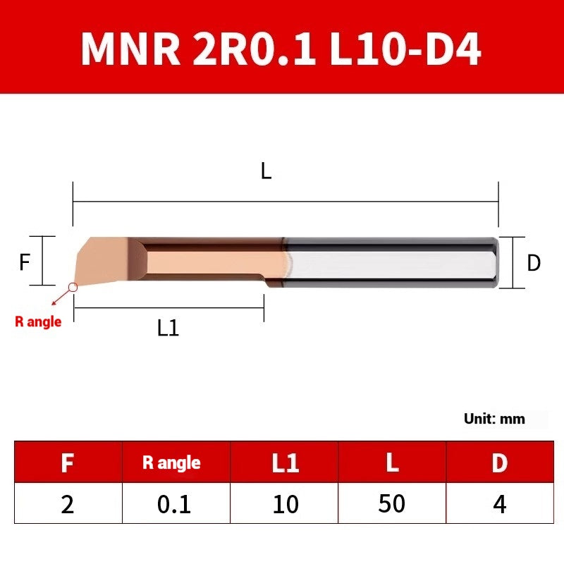 1140-MNR Tungsten Carbide Small Bore Boring Tools Integral Alloy Vibration Resistant Boring Bars Micro Alloy Bore Turning Tools Boring Tools Shandong Denso Pricision Tools Co.,Ltd.